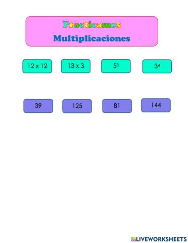 Multiplicación