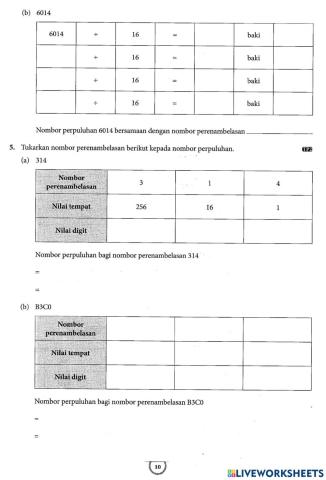 Sistem Nombor Perenambelasan