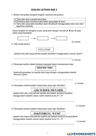 Latihan kriptografi 1