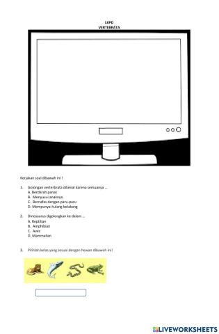 Penggolongan Hewan Vertebrata