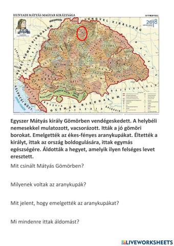 Mátyás király Gömörben