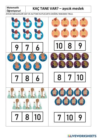 Meslekler - matematik 2