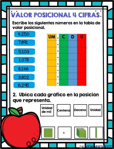 Tabla de Posición 4 cifras