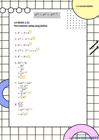 Hukum indeks 1.2c