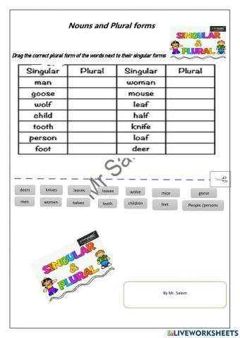 Grammar :Plural forms