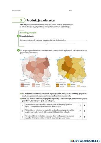 Produkcja zwierzęca w Polsce