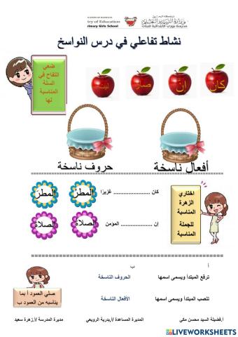 نشاط تفاعلي في النواسخ