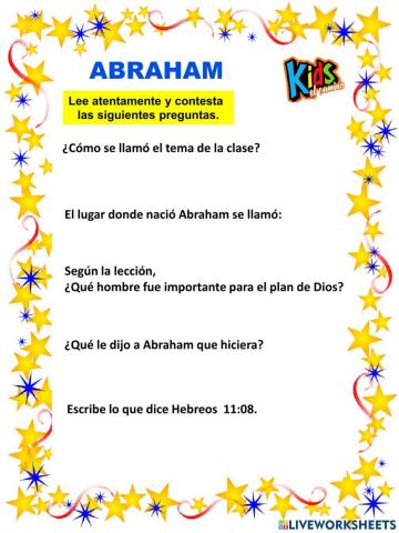 El llamamiento de Abraham