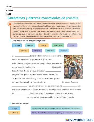 Movimientos de protesta