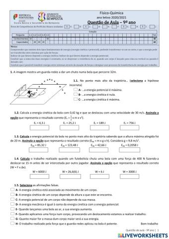 Forças e Energia