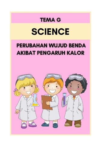 Science Tema G Subtema 2 dan 3