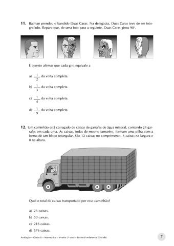 Avaliação diagnóstica 8 ano