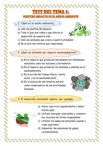 Nuestro impacto en el medio ambiente