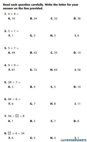 Multiplication