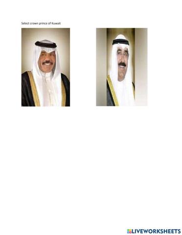 Prince of kuwait