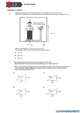 Daya gerakan linear 2