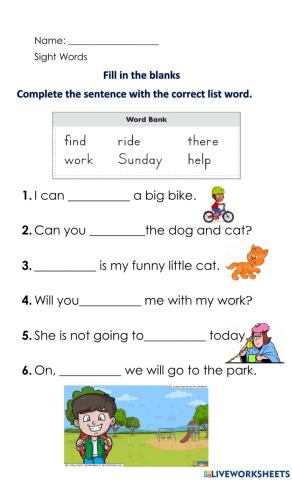 Sight Words