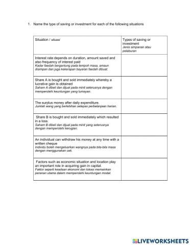 Consumer mathematics: saving and investment