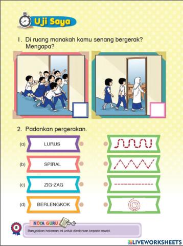 Pendidikan Jasmani Tahun 1 - Gerak Ceria