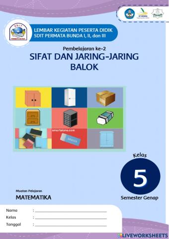 Sifat dan Jaring-jaring Balok