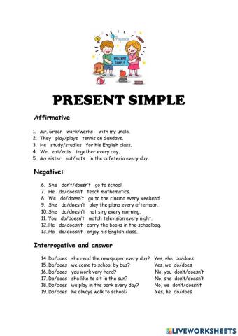 Present Simple