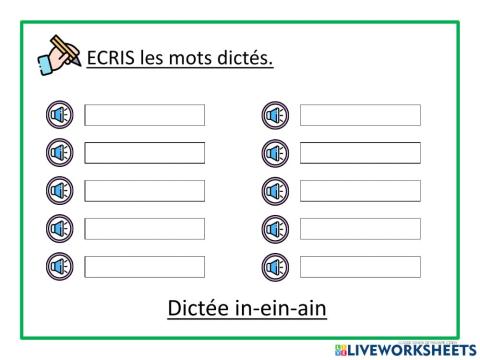 Dictée in