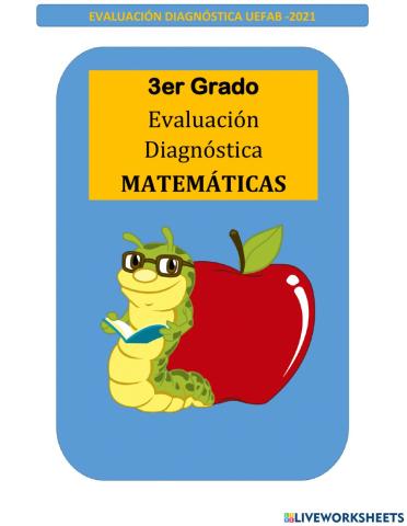 Evaluación diagnóstica matemáticas