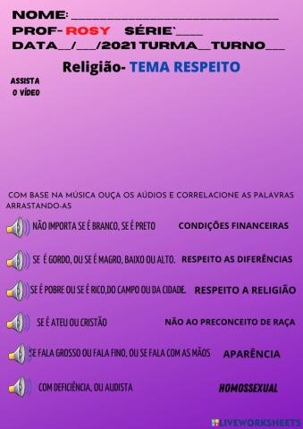 Religiao valor respeito