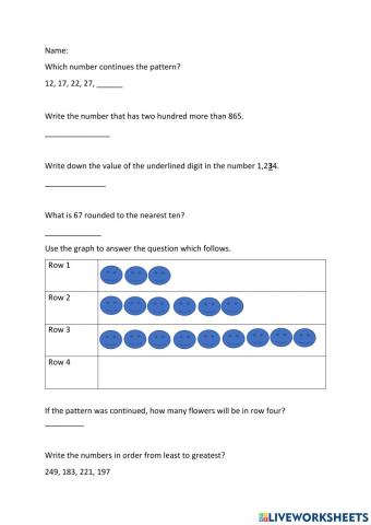 GLAT Mathematics Practice Quiz