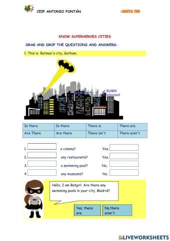 Know superheroes cities