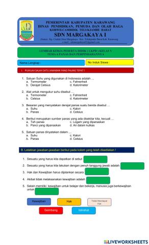 Tema 6 Panas dan Perpindahannya Kelas 5