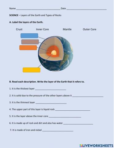 Layers of the Earth