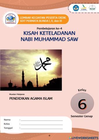 LKPD Kisah Nabi Muhammad SAW