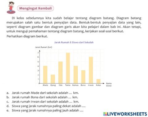 Latihan 1 Matematika Bab 7