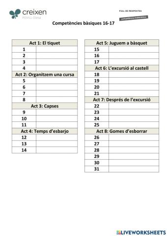 Competències bàsiques 16-17