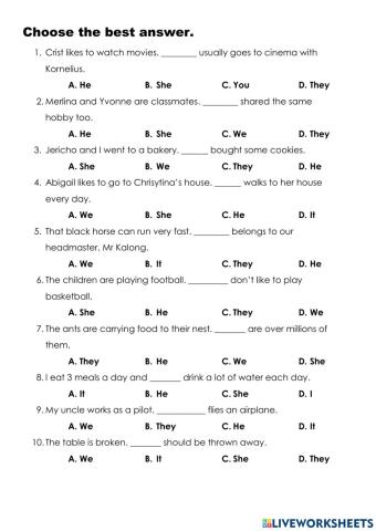 Year 6 Grammar exe 02 March 2021