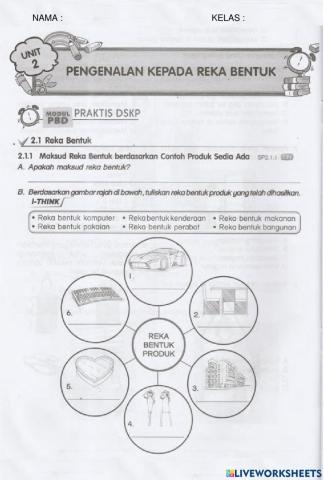 RBT T4  - Unit 2 Pengenalan Kepada Reka Bentuk