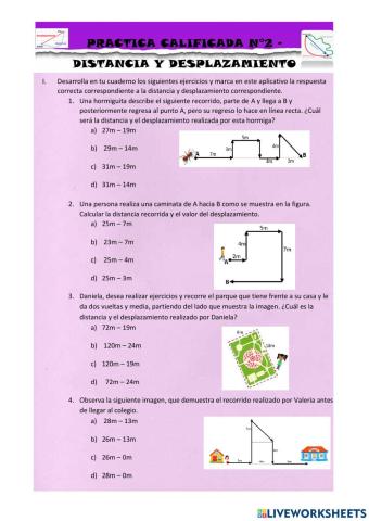 Distancia y Desplazamiento