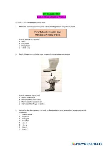 BAB 2 Pengurusan Projek (2.1.1, 2.1.2, 2.1.3)