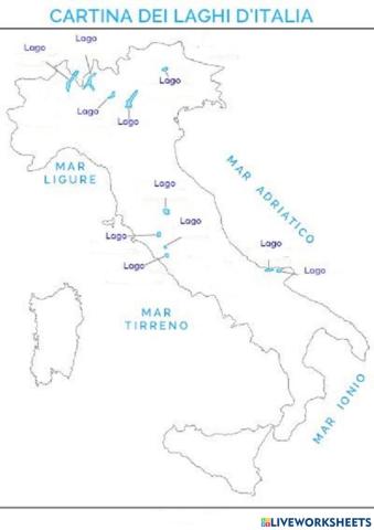 Il nome dei laghi