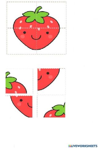 Puzzle fragola