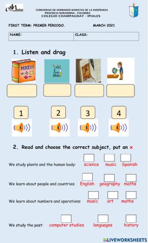 English Exam Grade 5-1