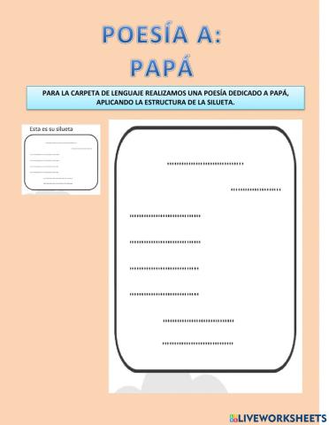 Poesía a papá