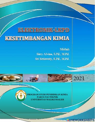 Kesetimbangan kimia40