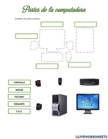 Partes de la computadora