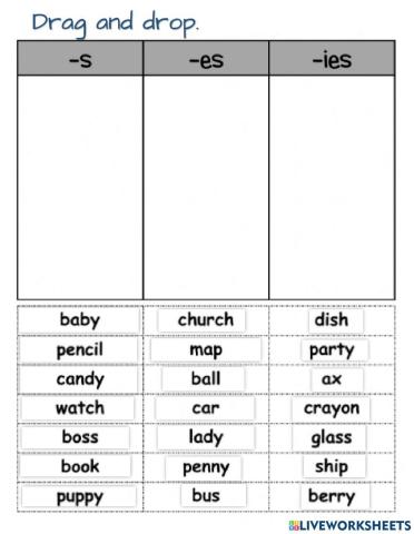 Singular and Plural Nouns