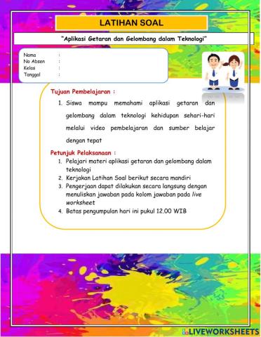 Latihan Soal Aplikasi Getaran dan Gelombang dalam Teknologi