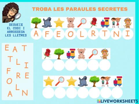 Troba les paraules secretes