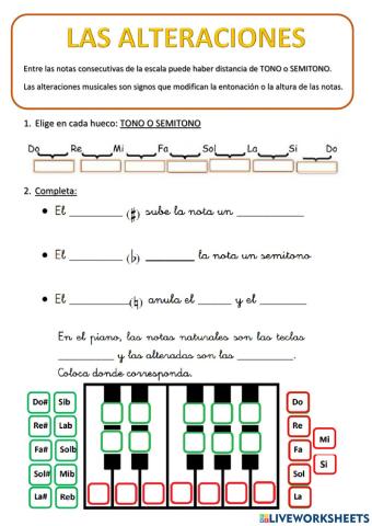 Intervalos y alteraciones