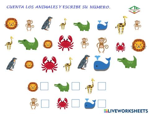 Cuenta los animales